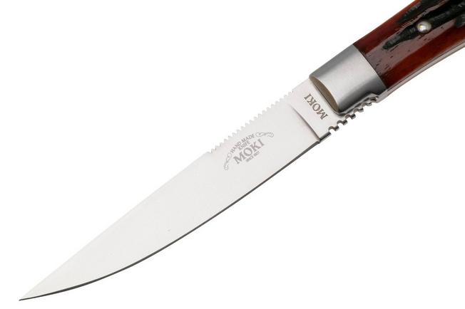 Bild für Moki Bird and Trout 535ANZ Satin AUS8, Jagged Bone, Fahrtenmesser