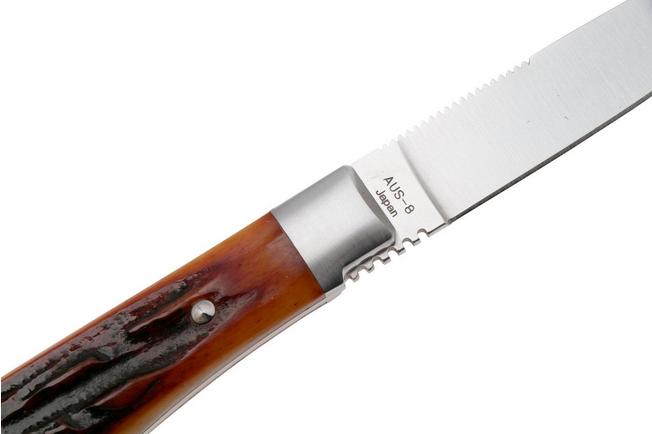 Bild für Moki Bird and Trout 535ANZ Satin AUS8, Jagged Bone, Fahrtenmesser