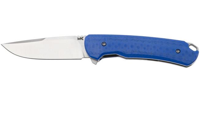 Afbeelding voor MK Knives & Tools Humbler Skyline 02F.BP002, Satin CPM MagnaCut, Blue CarbonTex G10 zakmes