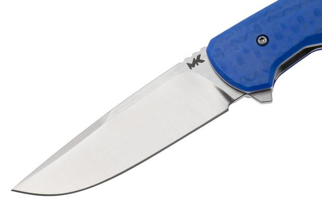 Afbeelding voor MK Knives & Tools Humbler Skyline 02F.BP002, Satin CPM MagnaCut, Blue CarbonTex G10 zakmes