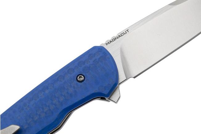 Afbeelding voor MK Knives & Tools Humbler Skyline 02F.BP002, Satin CPM MagnaCut, Blue CarbonTex G10 zakmes