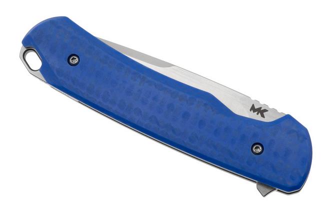 Afbeelding voor MK Knives & Tools Humbler Skyline 02F.BP002, Satin CPM MagnaCut, Blue CarbonTex G10 zakmes