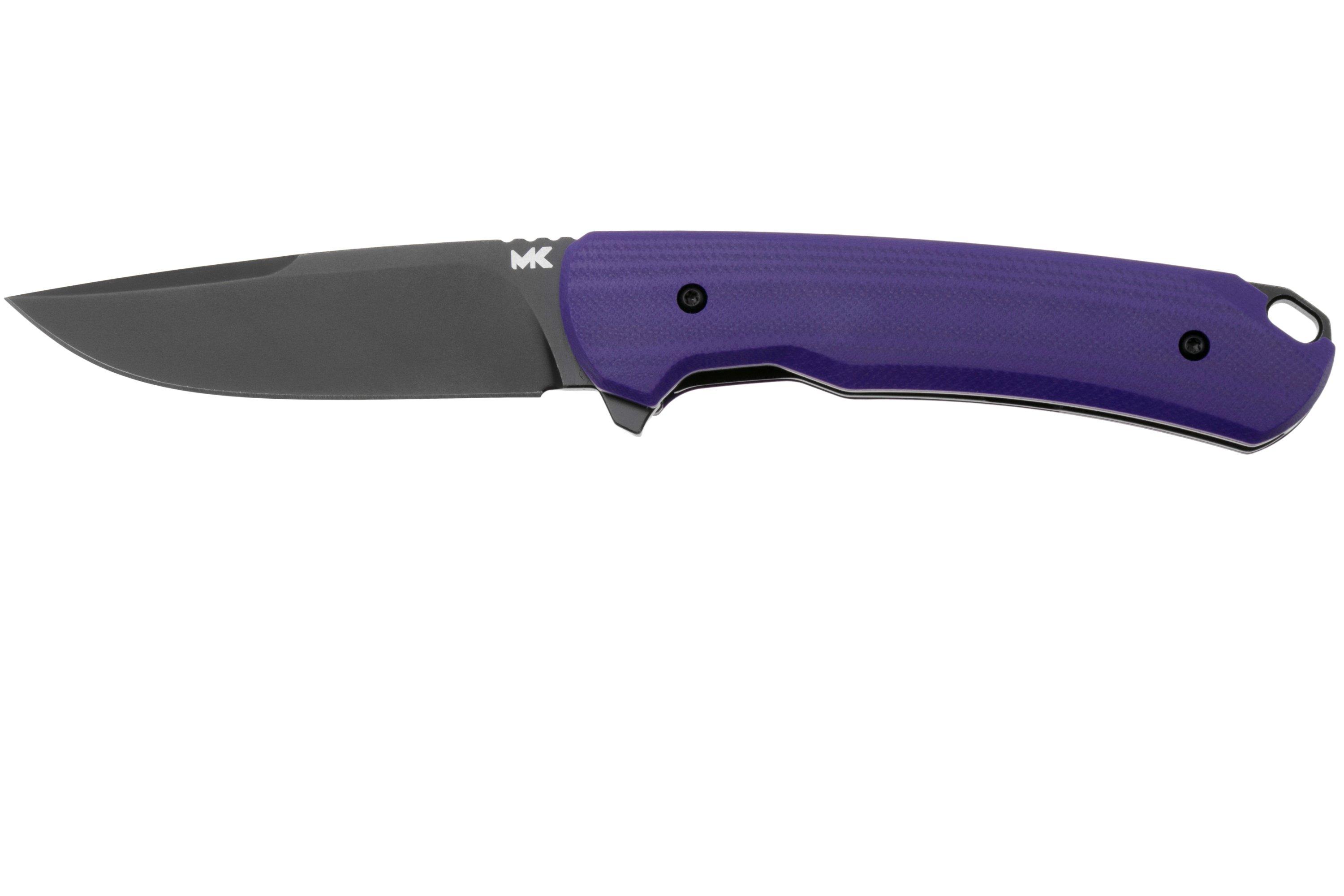 MK Knives & Tools Humbler Nightberry 02F.BP003, Black CPM MagnaCut ...