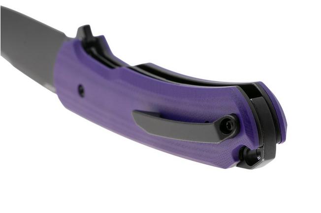 Afbeelding voor MK Knives & Tools Humbler Nightberry 02F.BP003, Black CPM MagnaCut, Purple G10 zakmes