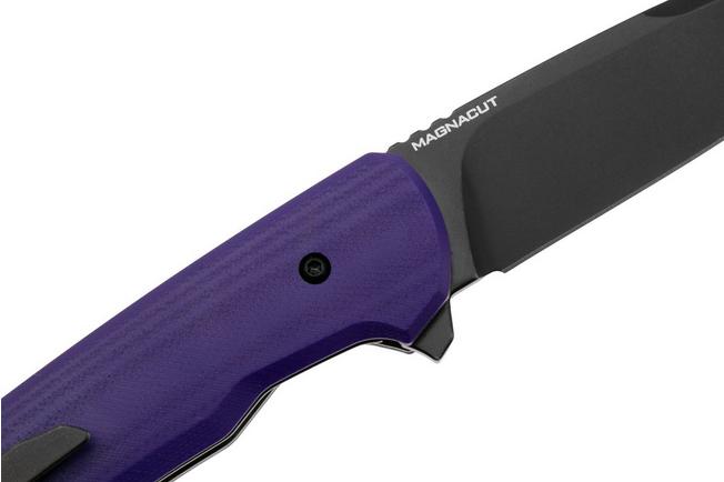 Afbeelding voor MK Knives & Tools Humbler Nightberry 02F.BP003, Black CPM MagnaCut, Purple G10 zakmes