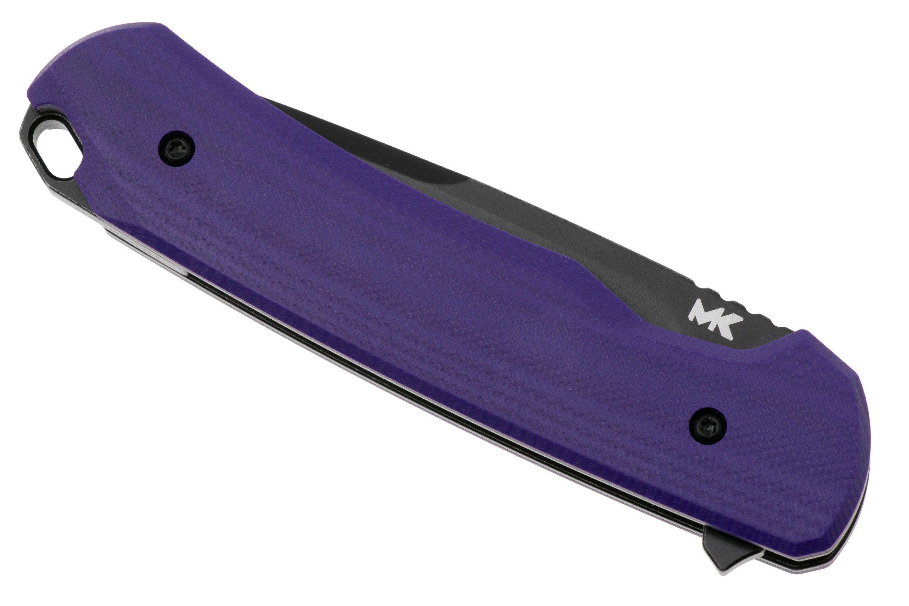 MK Knives & Tools Humbler Nightberry 02F.BP003, Black CPM MagnaCut ...