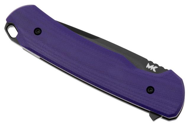 Afbeelding voor MK Knives & Tools Humbler Nightberry 02F.BP003, Black CPM MagnaCut, Purple G10 zakmes
