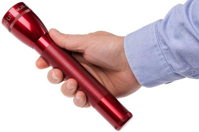 LAMPE TORCHE MAGLITE LED 3-CELL D - ROUGE