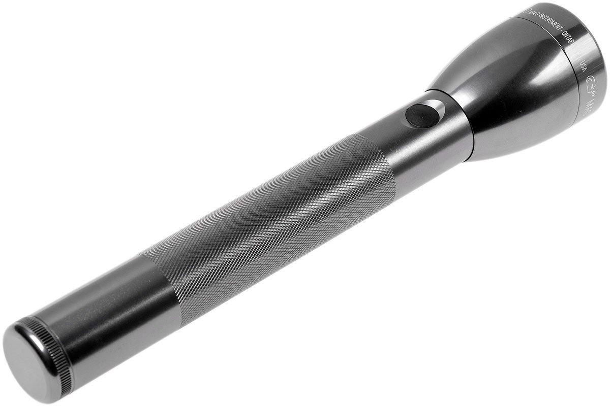 Torcia Maglite Super Mini R3 Con Custodia | Grigia, 12.7 Cm | Funziona Con 2 Batterie AAA | Leggera E Compatta | Per Casa, Auto E Campeggio