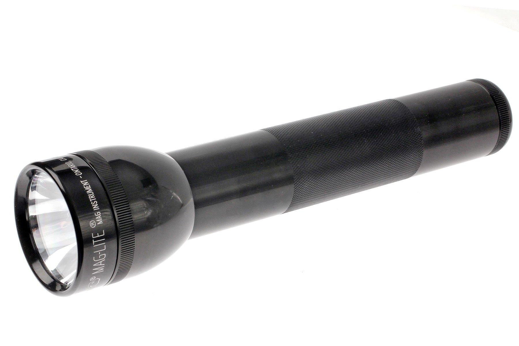 Lampe torche LED ST2 - IPX4 - 2 piles LR20 D - 213 lumens - 25cm - Noir -  Maglite