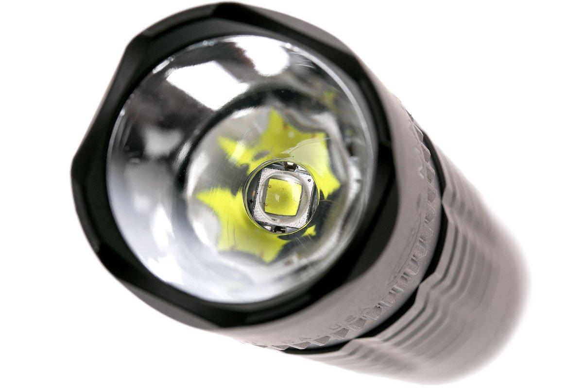 Maglite MAG-TAC LED R lampe de poche LED rechargeable, crowned bezel black