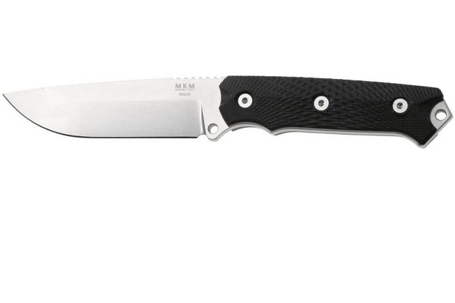 Afbeelding voor MKM Base Camp MK-BC-GBK Niolox, Black G10, vaststaand mes, Simone Tonolli design