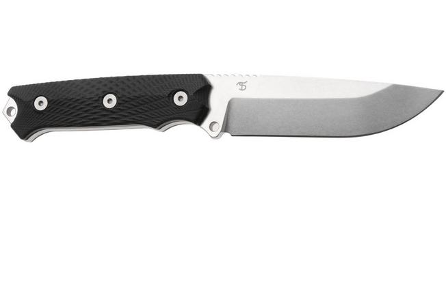 Afbeelding voor MKM Base Camp MK-BC-GBK Niolox, Black G10, vaststaand mes, Simone Tonolli design