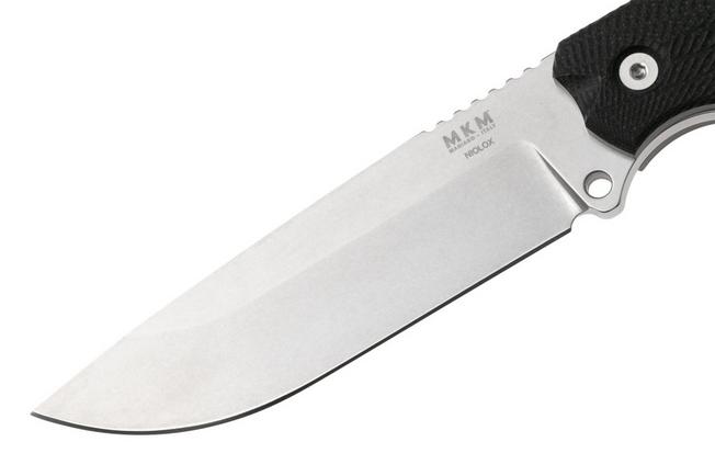 Afbeelding voor MKM Base Camp MK-BC-GBK Niolox, Black G10, vaststaand mes, Simone Tonolli design