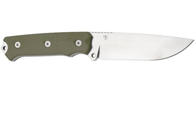 Afbeelding voor MKM Base Camp MK-BC-GOD Niolox, OD Green G10, vaststaand mes, Simone Tonolli design