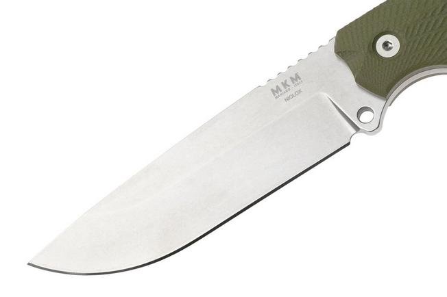Afbeelding voor MKM Base Camp MK-BC-GOD Niolox, OD Green G10, vaststaand mes, Simone Tonolli design