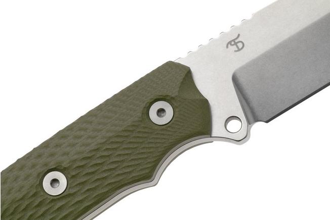 Afbeelding voor MKM Base Camp MK-BC-GOD Niolox, OD Green G10, vaststaand mes, Simone Tonolli design
