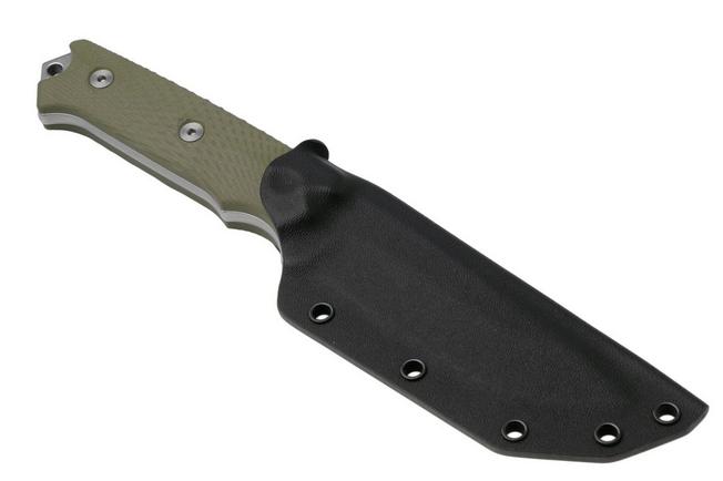 Afbeelding voor MKM Base Camp MK-BC-GOD Niolox, OD Green G10, vaststaand mes, Simone Tonolli design