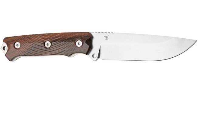 Afbeelding voor MKM Base Camp MK-BC-S Niolox, Santos Wood, vaststaand mes, Simone Tonolli design