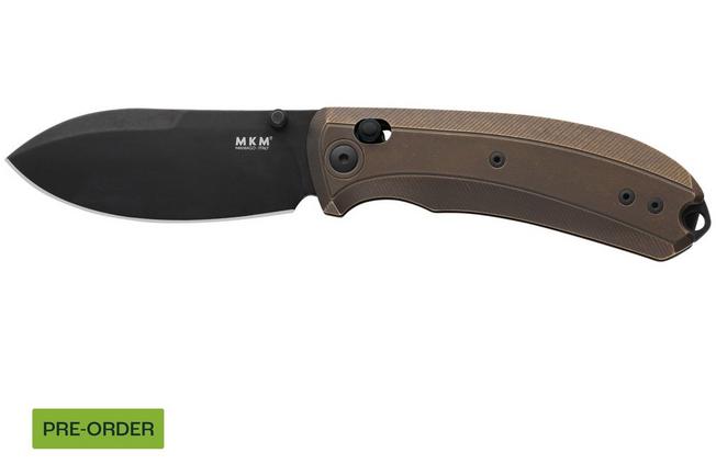 Afbeelding voor MKM Bolero MK BL-TBRD Blackwashed S30V, Bronze Titanium, zakmes, David C Andersen design