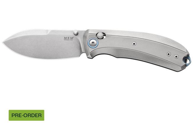 Afbeelding voor MKM Bolero MK BL-T Stonewashed S30V, Titanium, zakmes, David C Andersen design