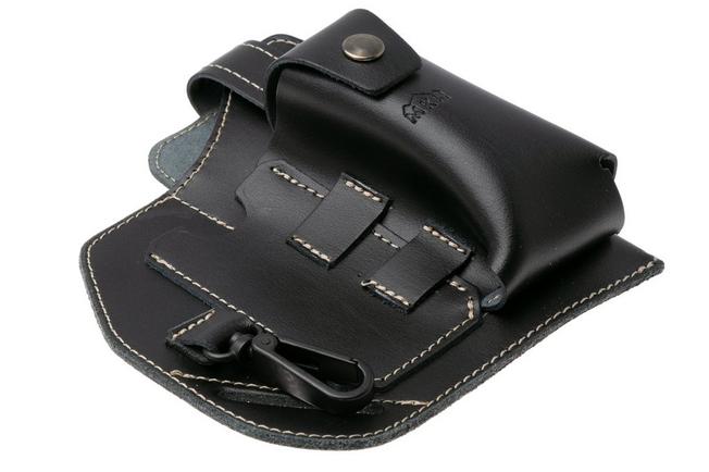 Afbeelding voor MKM EDC Belt Organizer Sheath MK BOLS-1BK Black Leather, riemholster