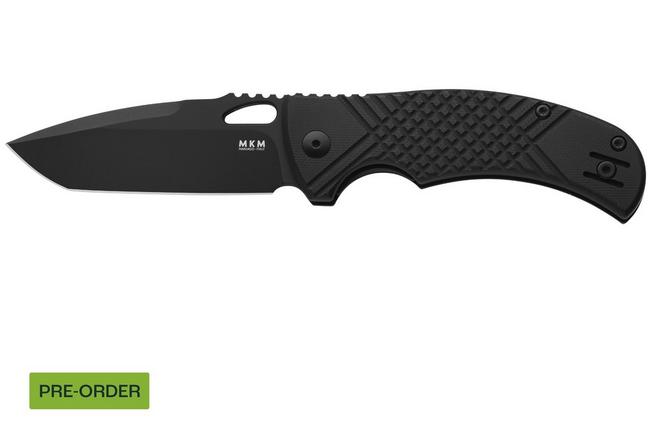 Afbeelding voor MKM Ciras MK CR-GBKB Black 14C28N, Black G10, zakmes, Les George design