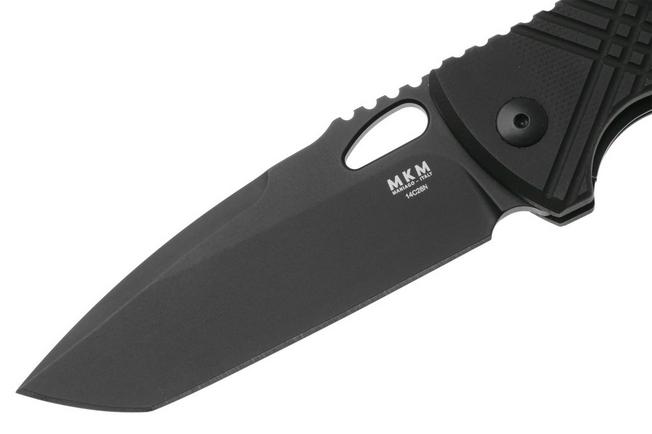 Afbeelding voor MKM Ciras MK CR-GBKB Black 14C28N, Black G10, zakmes, Les George design