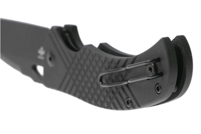 Afbeelding voor MKM Ciras MK CR-GBKB Black 14C28N, Black G10, zakmes, Les George design