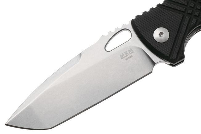 Afbeelding voor MKM Ciras MK CR-GBK Stonewashed 14C28N, Black G10, zakmes, Les George design