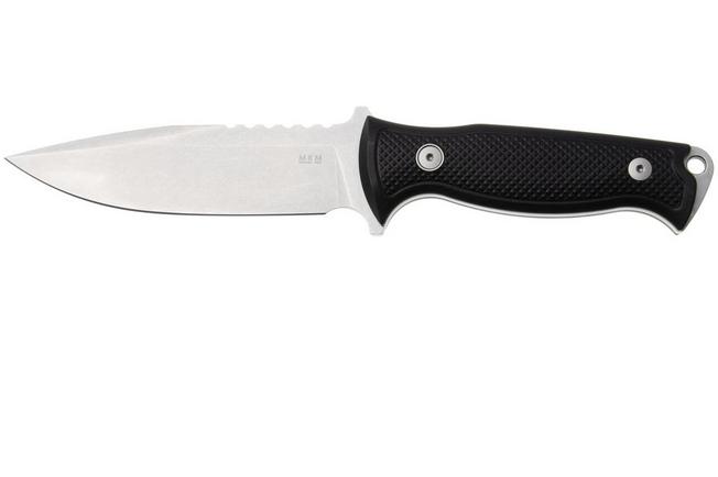 Afbeelding voor MKM Delta DL-GBK Stonewashed N690, Black G10, vaststaand mes, Les George design