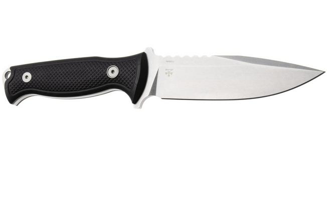 Afbeelding voor MKM Delta DL-GBK Stonewashed N690, Black G10, vaststaand mes, Les George design