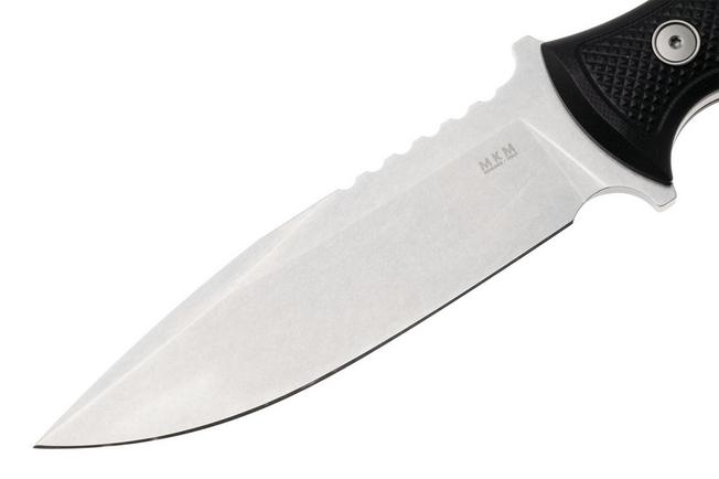 Afbeelding voor MKM Delta DL-GBK Stonewashed N690, Black G10, vaststaand mes, Les George design