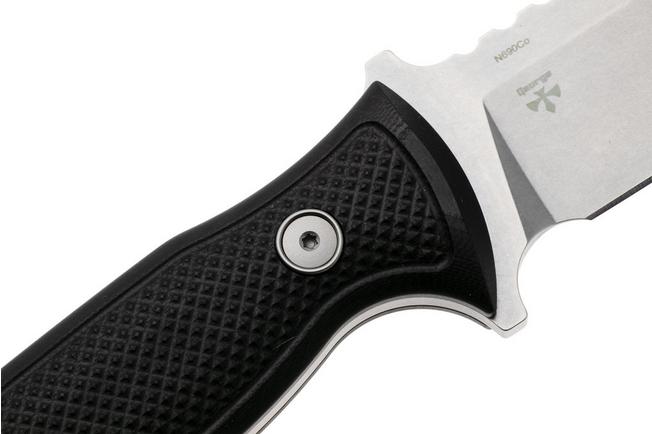Afbeelding voor MKM Delta DL-GBK Stonewashed N690, Black G10, vaststaand mes, Les George design