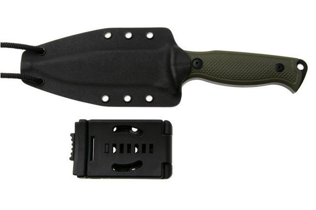 Afbeelding voor MKM Delta DL-GODB TOP SHIELD Black N690, OD Green G10, vaststaand mes, Les George design
