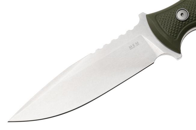 Afbeelding voor MKM Delta DL-GOD Stonewashed N690, OD Green G10, vaststaand mes, Les George design