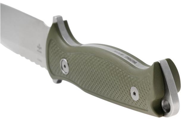 Afbeelding voor MKM Delta DL-GOD Stonewashed N690, OD Green G10, vaststaand mes, Les George design