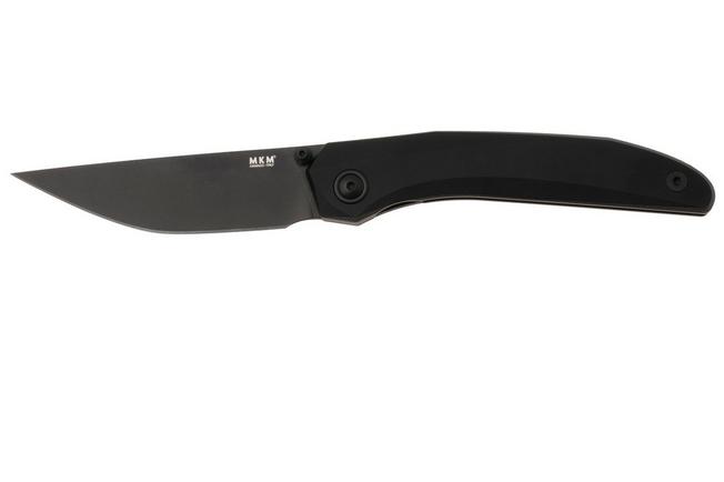 Obraz dla Nóż składany MKM Detonario DT-ABKB Black PVD Böhler M390, Black Aluminium, projekt TNT Knives