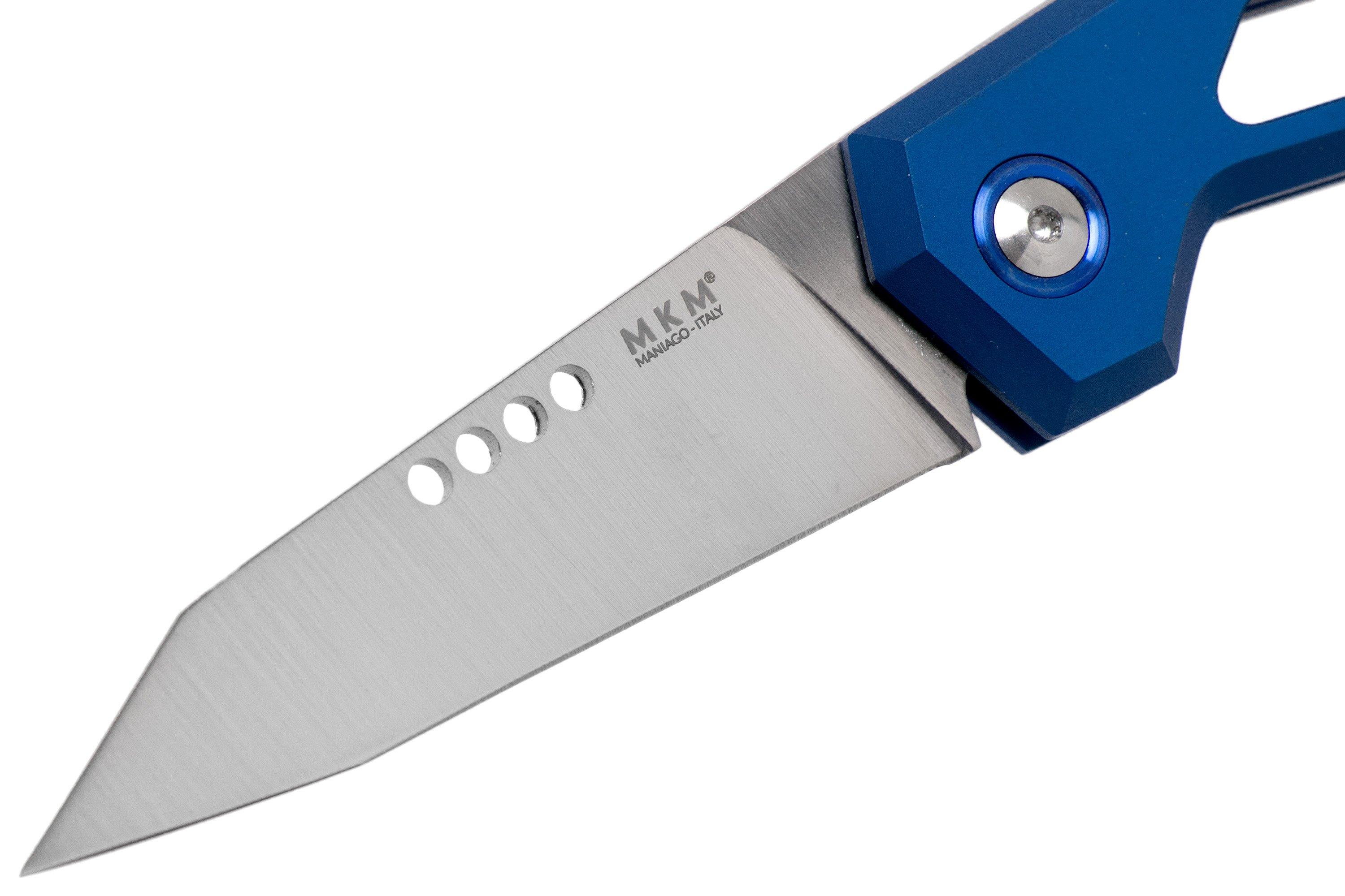 MKM Edge EGABL Blue Aluminum pocket knife, Graciut design