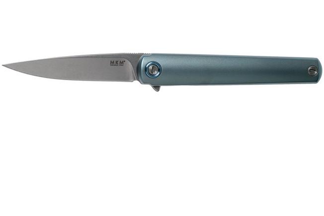 MKM Flame Drop FL01-TBSW Blue Titanium pocket knife, Michael Zieba