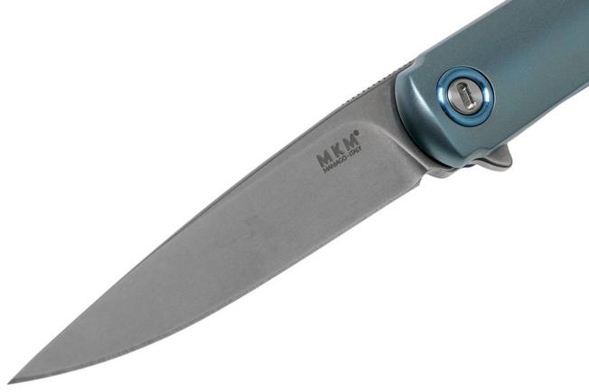 MKM Flame Drop FL01-TBSW Blue Titanium pocket knife, Michael Zieba