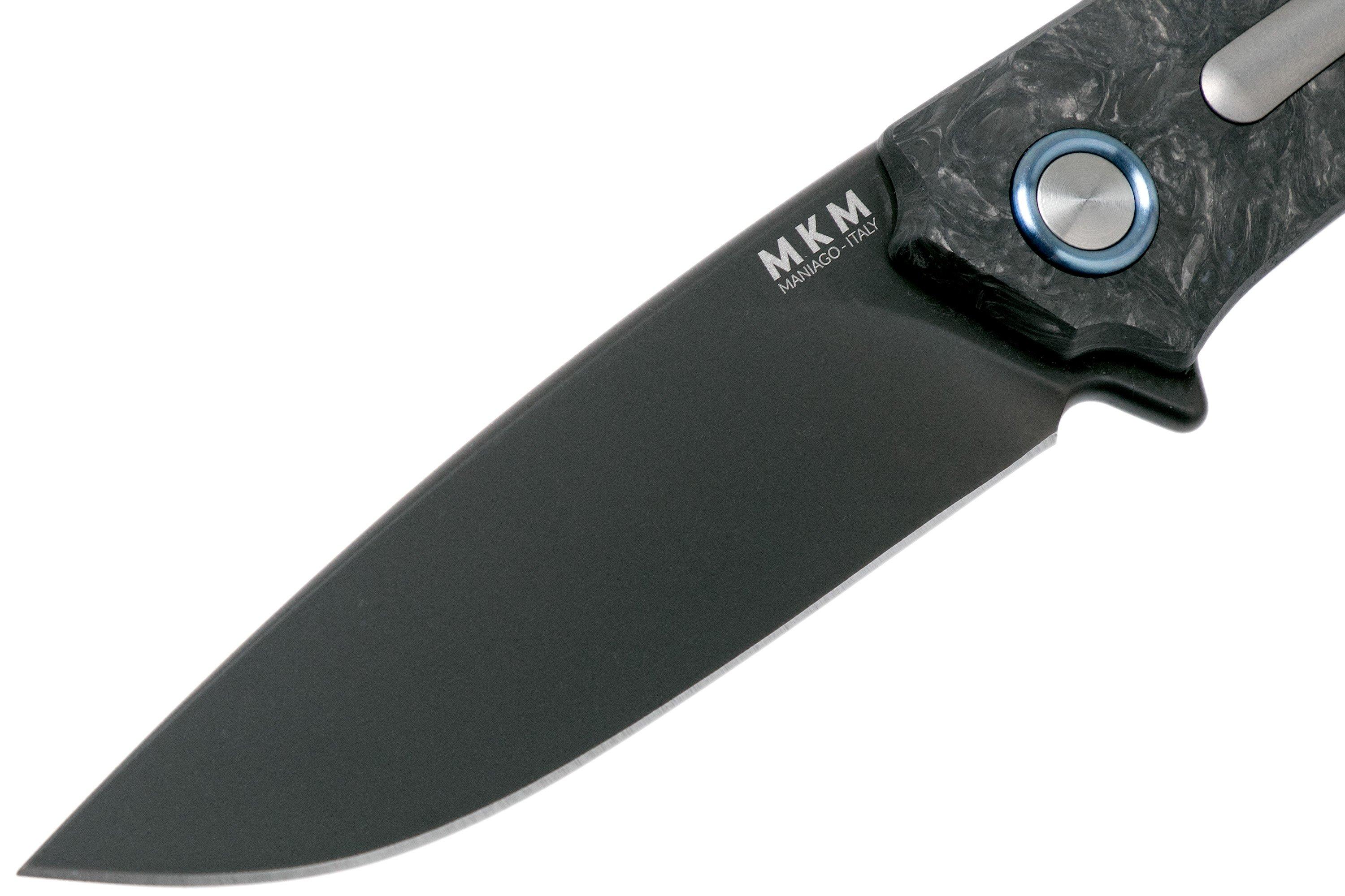 MKM Arvenis FX01MCT Marbled Carbon fibre, Titanium inlay pocket knife