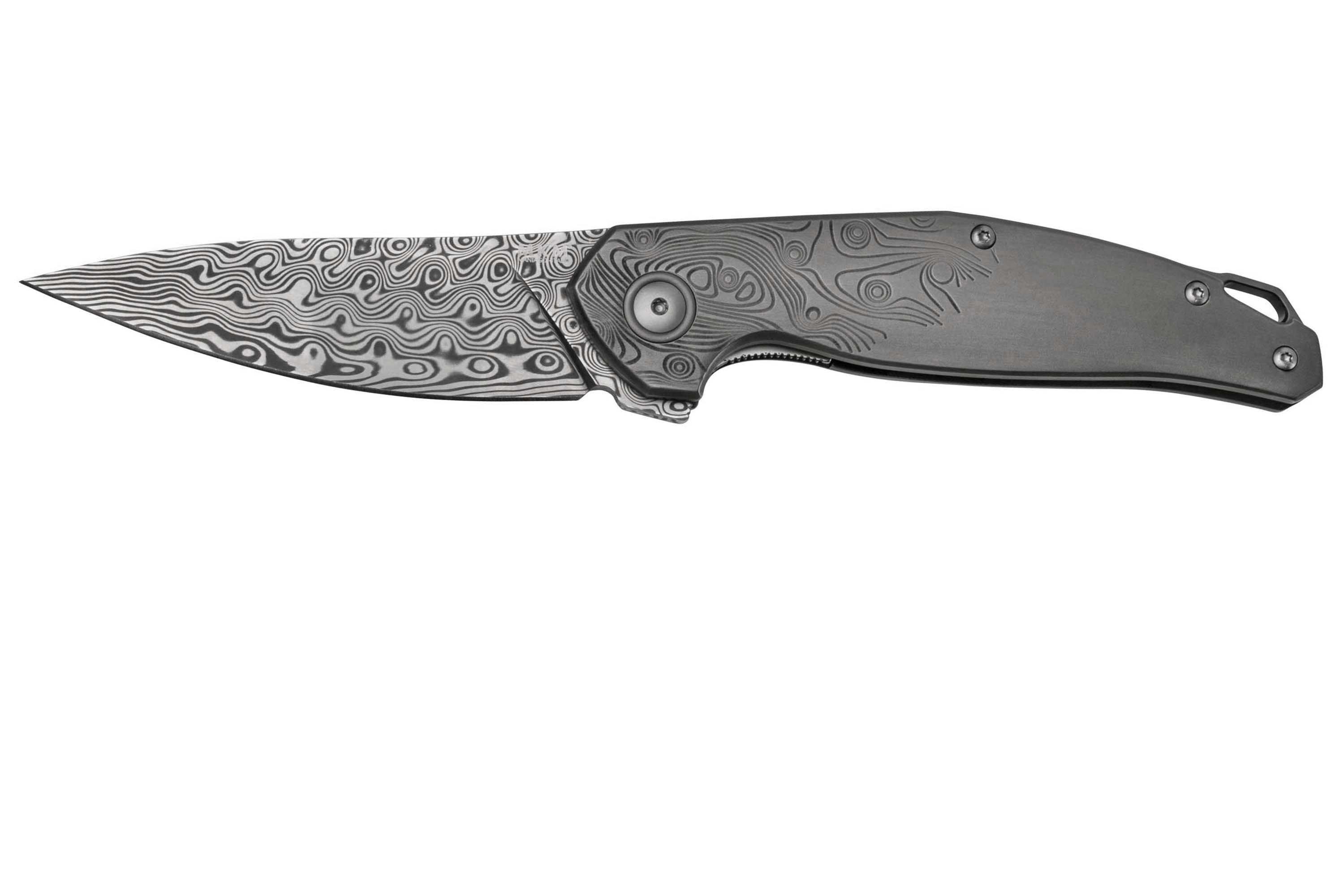 MKM Goccia Damasteel Rose, Limited Edition pocket knife