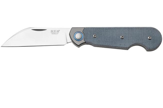 Afbeelding voor MKM Jacques JQ-TDC, Satin CPM MagnaCut, Denim Canvas Micarta zakmes, Jesper Voxnaes design