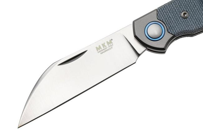 Afbeelding voor MKM Jacques JQ-TDC, Satin CPM MagnaCut, Denim Canvas Micarta zakmes, Jesper Voxnaes design