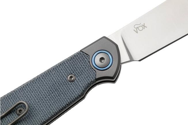 Afbeelding voor MKM Jacques JQ-TDC, Satin CPM MagnaCut, Denim Canvas Micarta zakmes, Jesper Voxnaes design