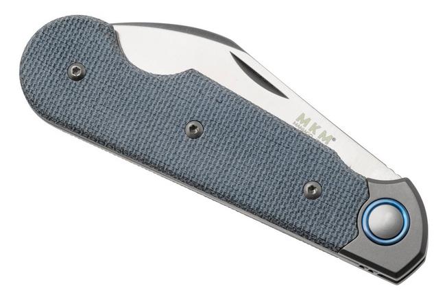 Afbeelding voor MKM Jacques JQ-TDC, Satin CPM MagnaCut, Denim Canvas Micarta zakmes, Jesper Voxnaes design