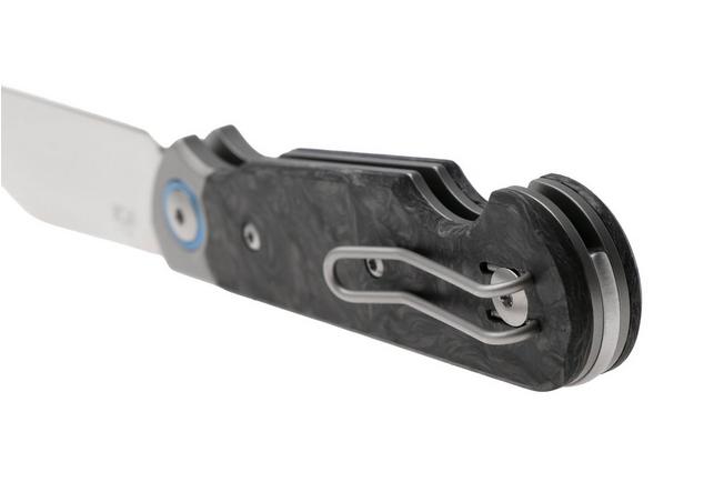 Afbeelding voor MKM Jacques JQ-TDMBK, Satin CPM MagnaCut, Dark Matter Black Carbon Fiber zakmes, Jesper Voxnaes design