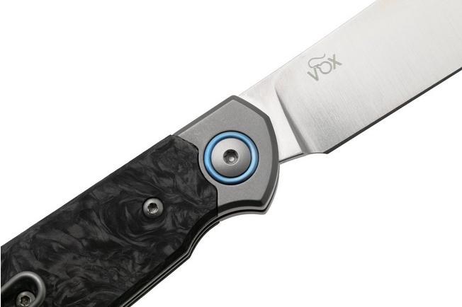 Afbeelding voor MKM Jacques JQ-TDMBK, Satin CPM MagnaCut, Dark Matter Black Carbon Fiber zakmes, Jesper Voxnaes design