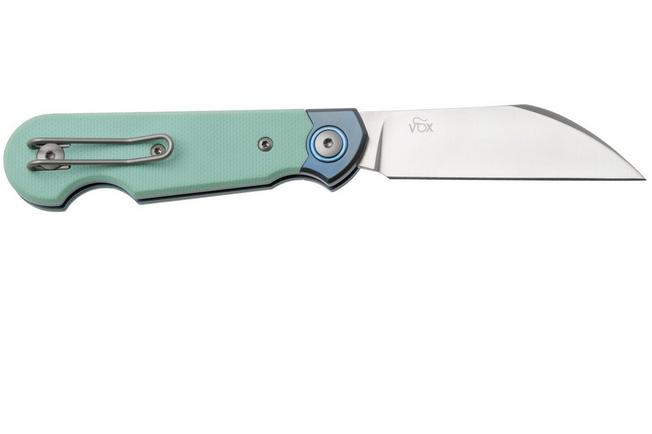 Afbeelding voor MKM Jacques JQ-TGTI, Satin CPM MagnaCut, Light Blue G10 zakmes, Jesper Voxnaes design